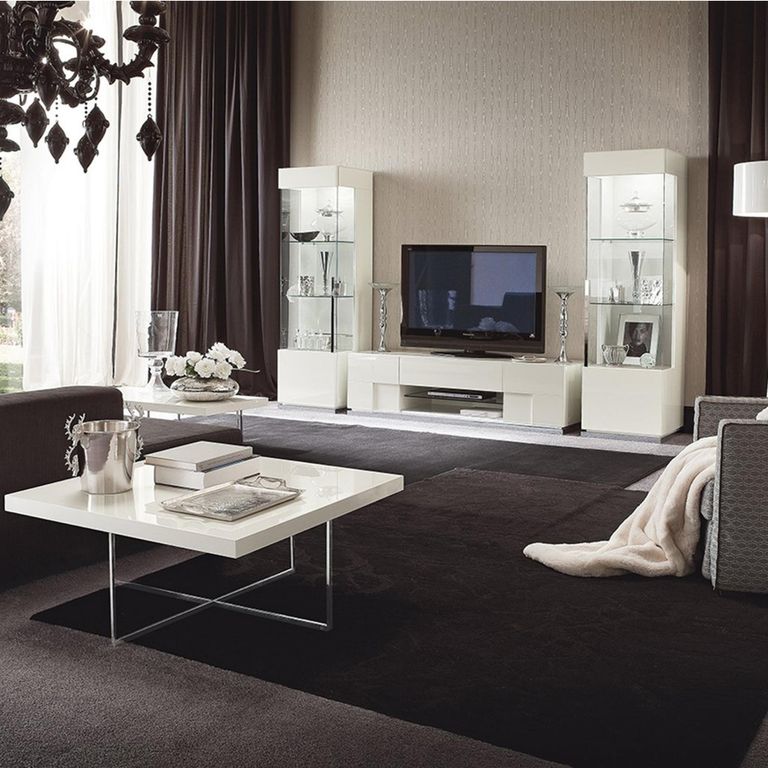 Canova TV Unit - 170cm - White Gloss