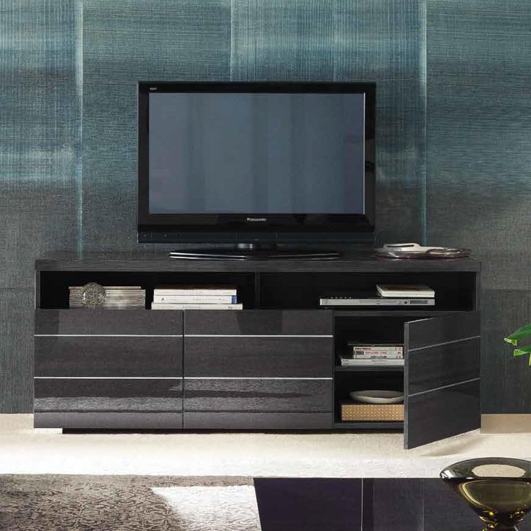 Versilia TV Unit - 165cm - Black