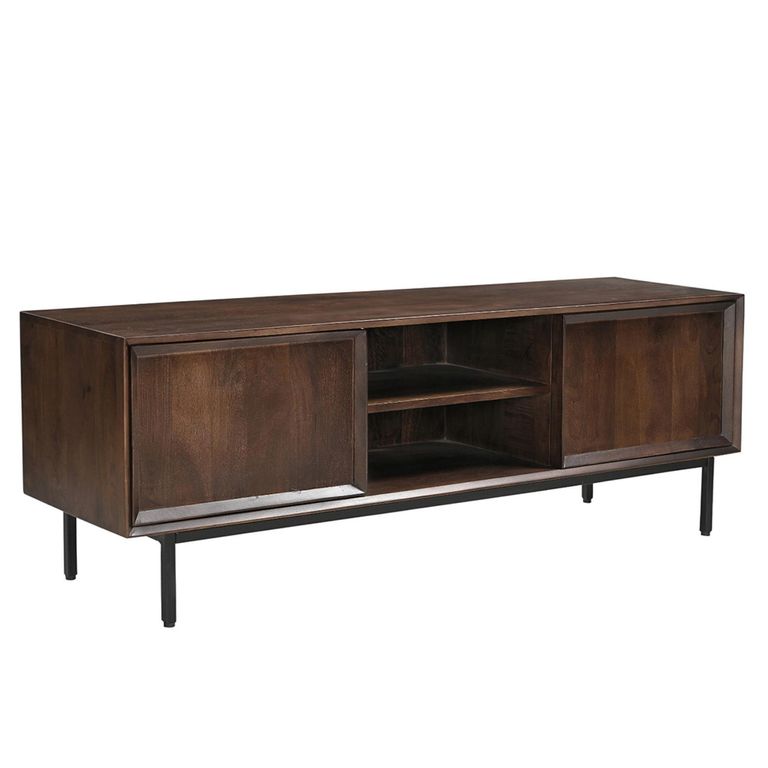 Ravenstein TV Unit - 2 Door - 150cm - Medium - Chestnut - Mango Wood