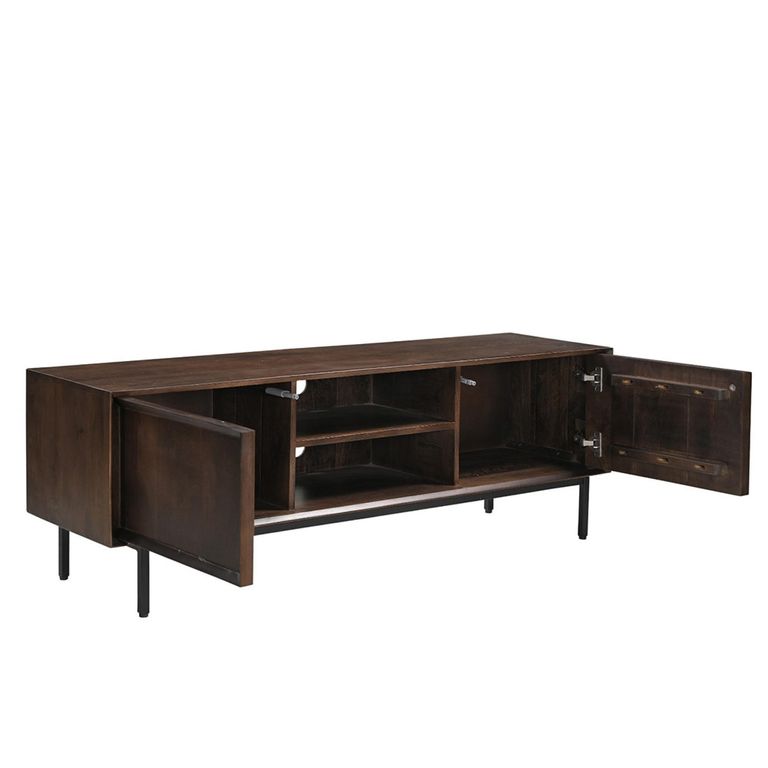 Ravenstein TV Unit - 2 Door - 150cm - Medium - Chestnut - Mango Wood