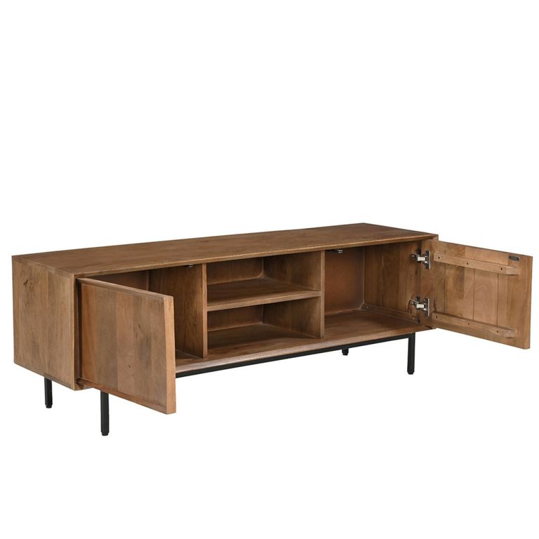 Ravenstein TV Unit - 2 Door - 150cm - Medium - Natural - Mango Wood