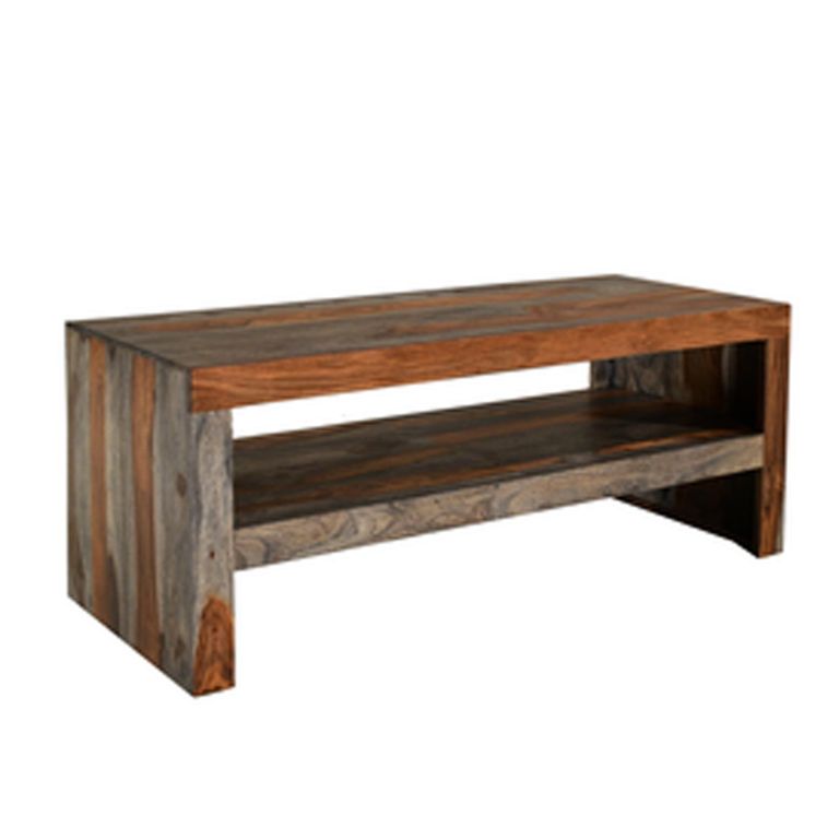 Cube Goa Petite TV Unit - 110cm - Compact - Rustic Sheesham