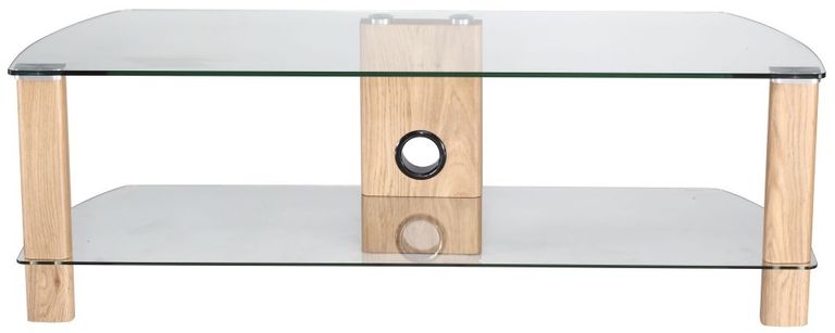 Century TV Stand - Clear Glass - 120cm - ADCE1200-LO