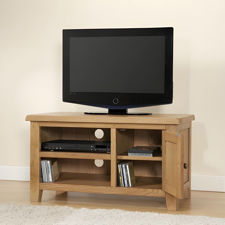 Dorset TV Unit - 1 Door - Small - Oak