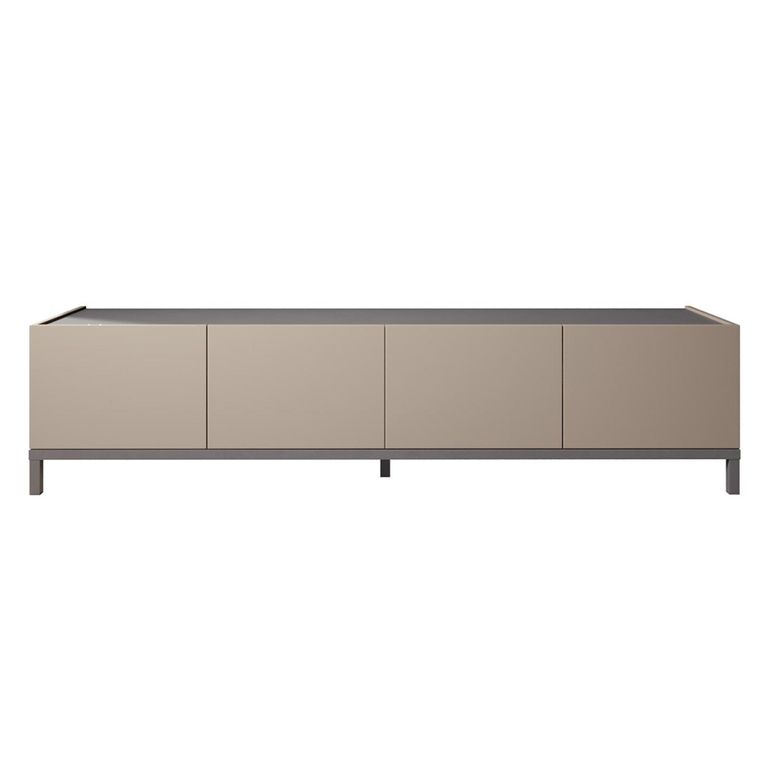 Modern Kali TV Unit - 4 Door - Taupe