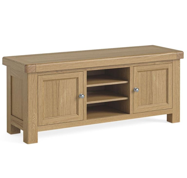 Normandy TV Unit - 2 Door - Oak