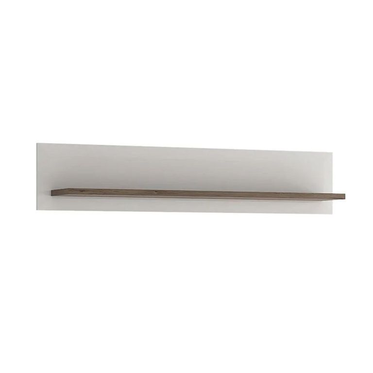 Toronto Wall Shelf - 125cm - White Gloss