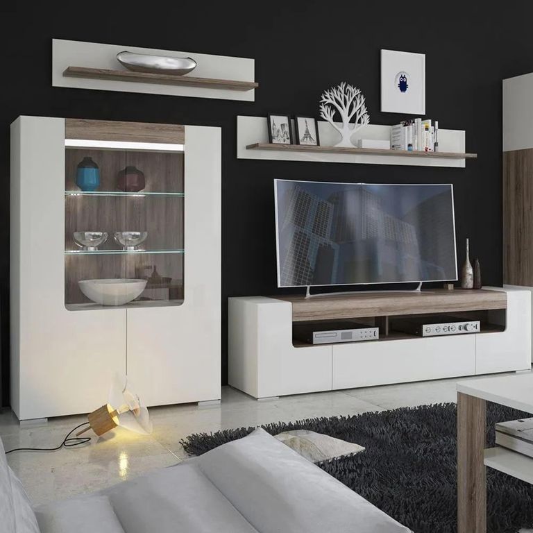 Toronto Wall Shelf - 125cm - White Gloss