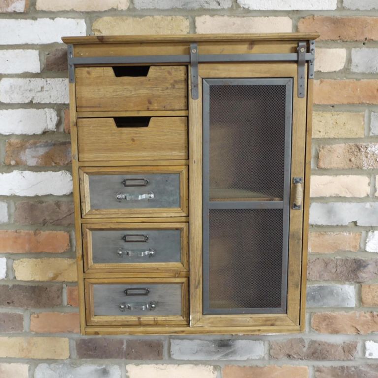 Wall Unit - Sliding Door - Wooden