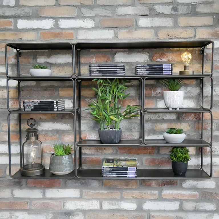 Industrial Wall Unit - Black - Metal
