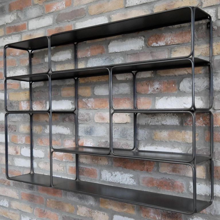Industrial Wall Unit - Black - Metal