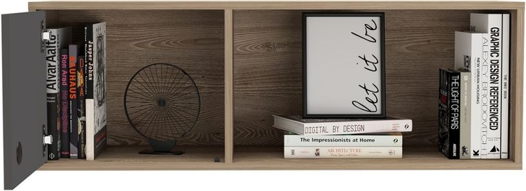 Vegas Wall Storage Unit - Grey