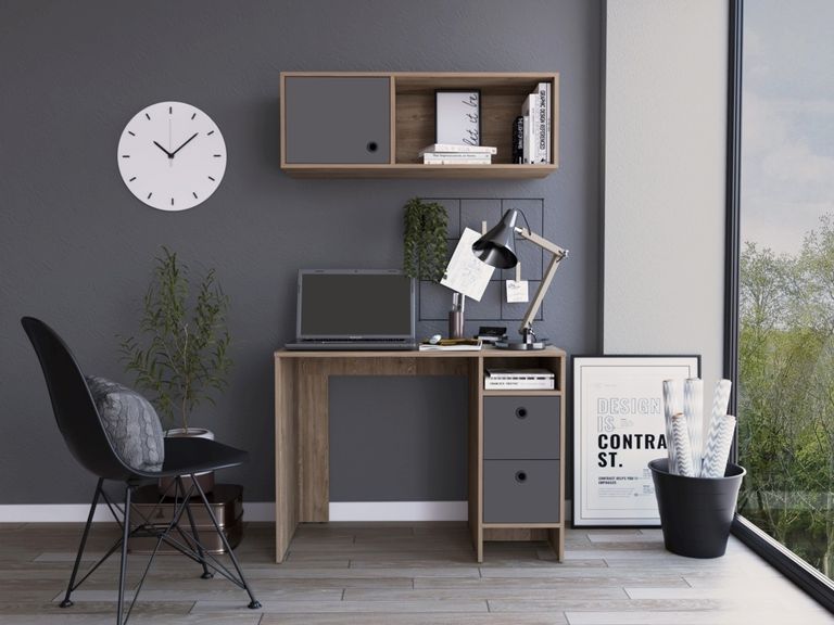 Vegas Wall Storage Unit - Grey