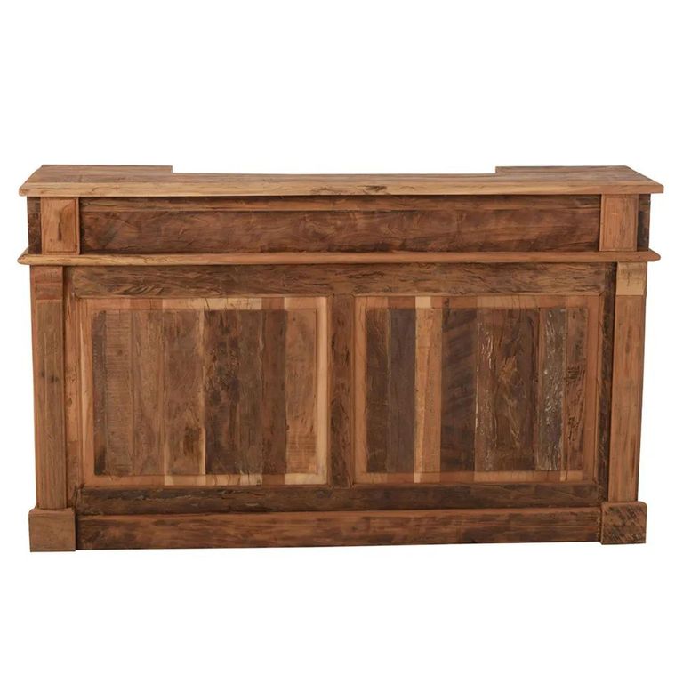 Bar Cabinet - 2 Drawer - Natural - Recycled Sleeper Wood