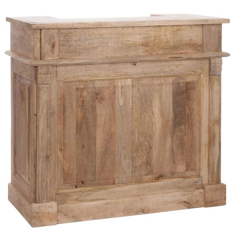 Bar Cabinet - 2 Drawer - Natural Wood