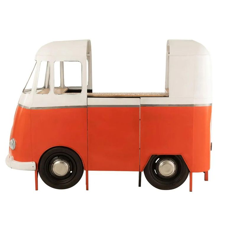 Bus Bar Cabinet - 1 Drawer - Orange and White - Metal