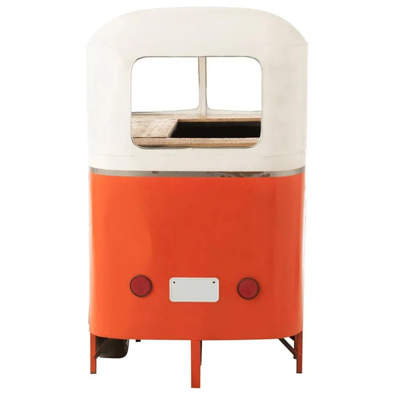 Bus Bar Cabinet - 1 Drawer - Orange and White - Metal