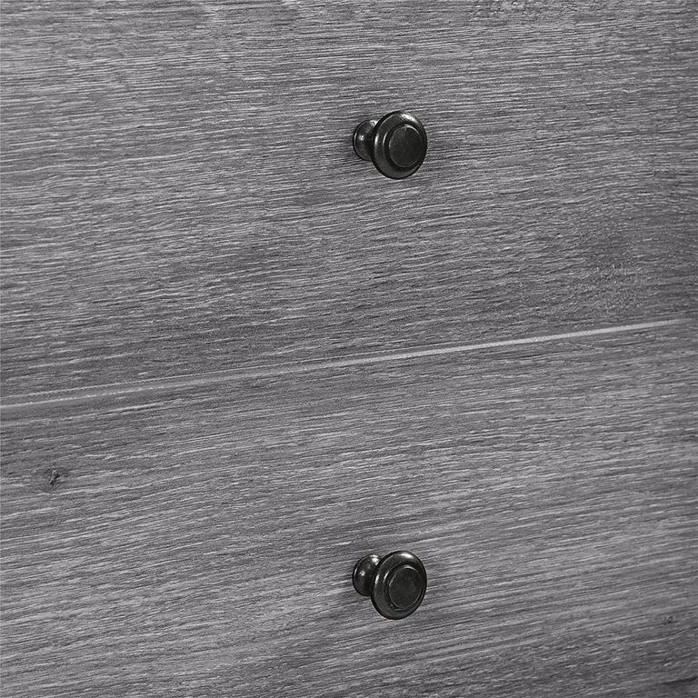 Vaughn Wine Cabinet - Grey Oak - 7904196COMUK