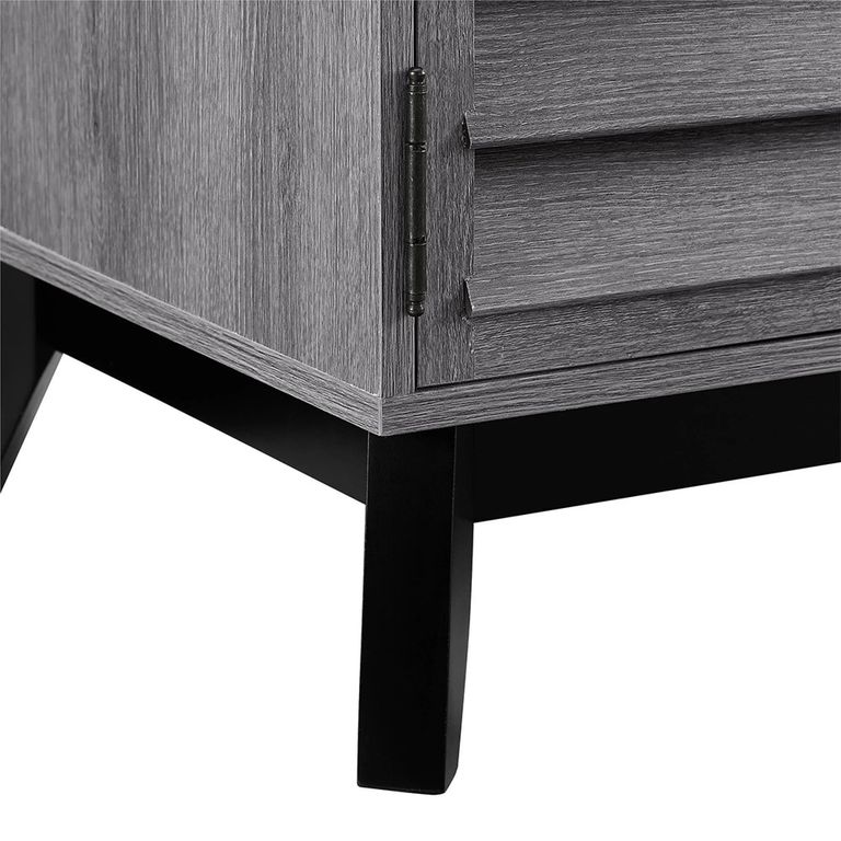 Vaughn Wine Cabinet - Grey Oak - 7904196COMUK