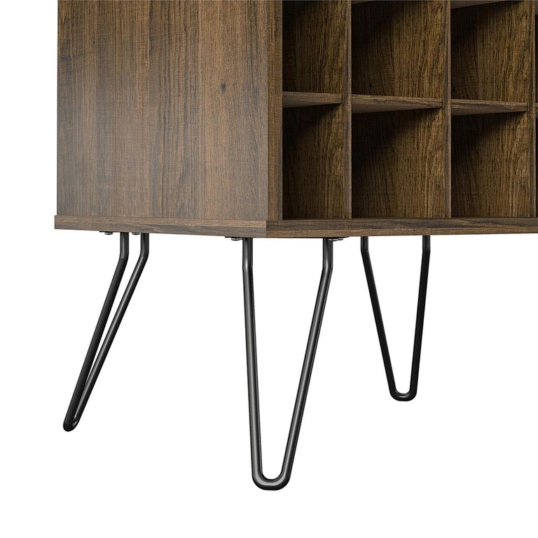 Novogratz Concord Wine Rack Cabinet - Brown Oak - 8374322COMNUK