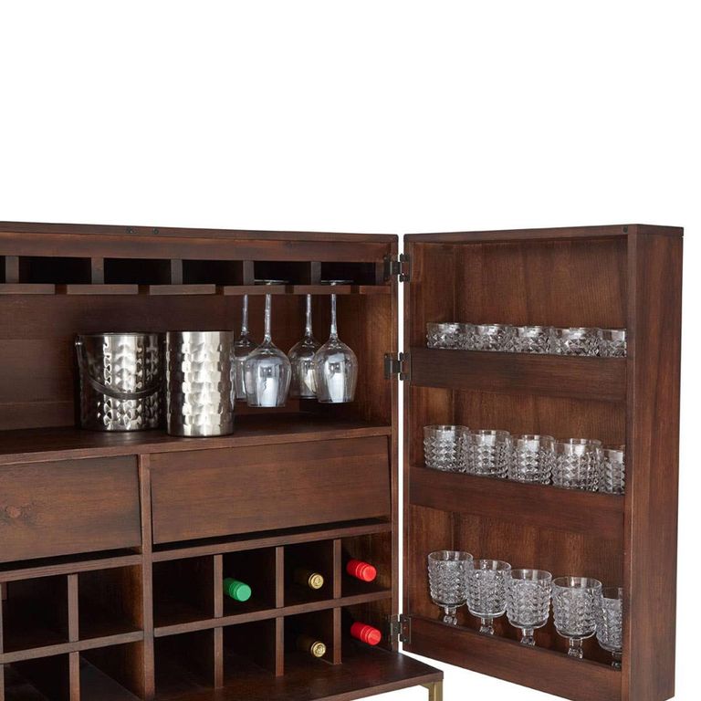 Brando Drinks Cabinet - Acacia Wood