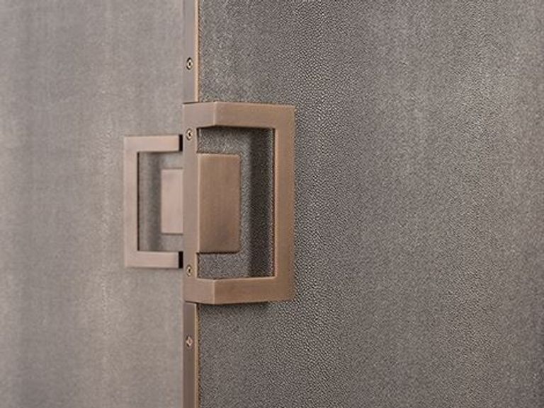 Bloomingville Shagreen 2 Door Bar Cabinet