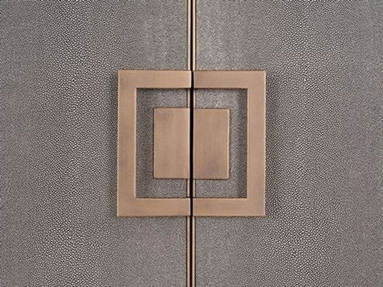Bloomingville Shagreen 2 Door Bar Cabinet