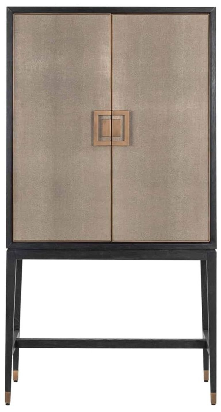 Bloomingville Shagreen 2 Door Bar Cabinet