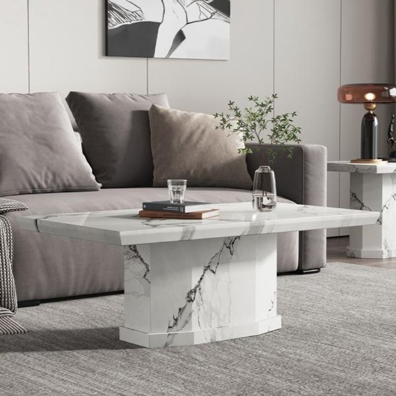 Humz Naples White Marble