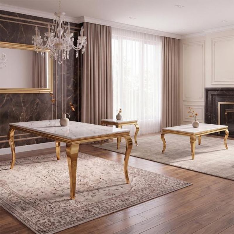 Humz Louis Grey Marble and Gold collection
