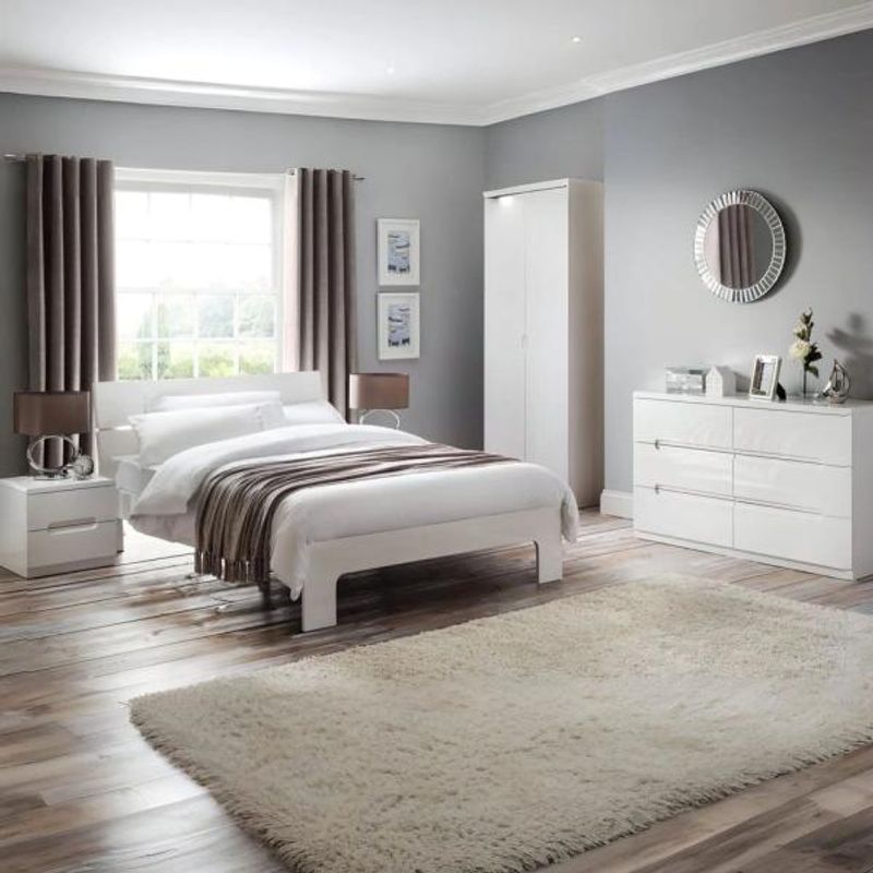 Julian Bowen Furniture Manhattan White High Gloss