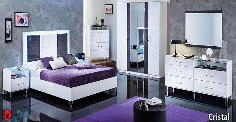 Ben Company Cristal Grey Marble Bedroom