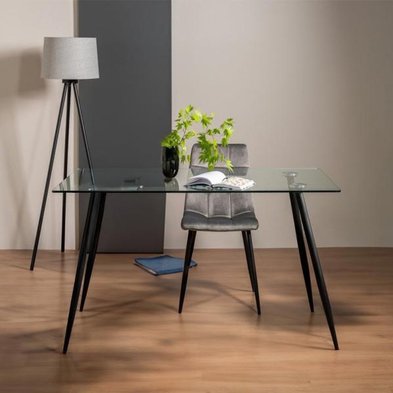 Bentley Designs Metal Dining Table
