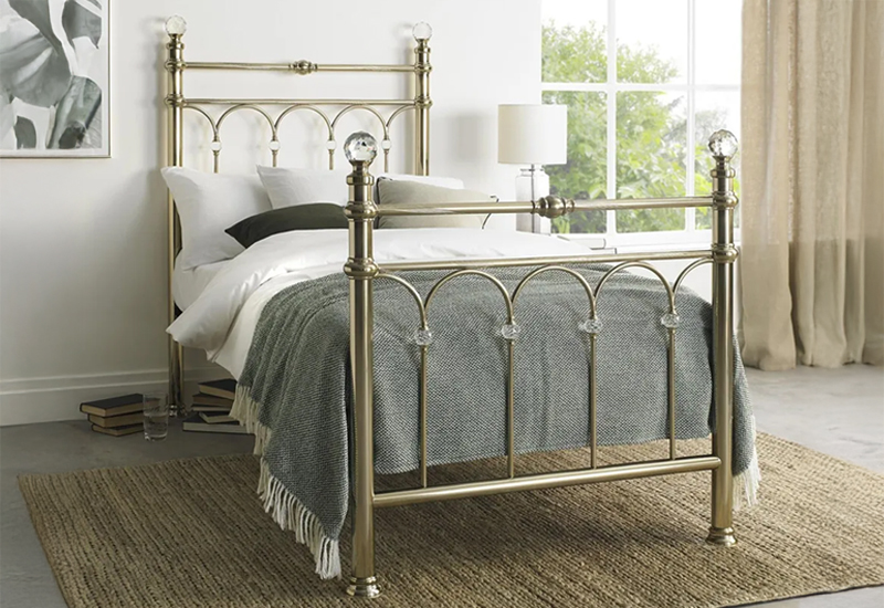 Bentley Designs Metal Bed and Headboard furniture collection