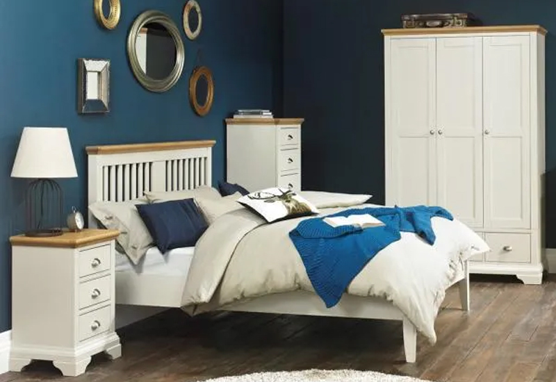 Bentley Designs Hampstead Soft Grey and Oak Bedroom furniture collection