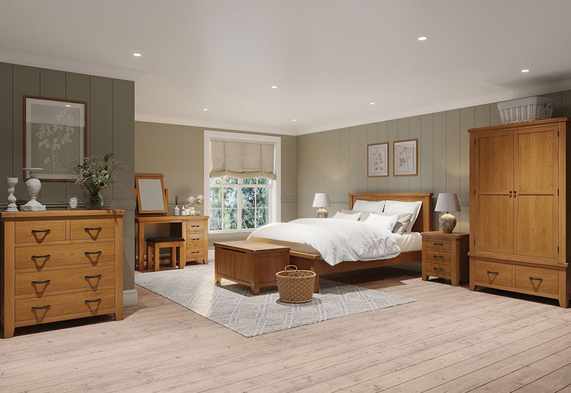 Country Living Somer Waxed Oak furniture collection