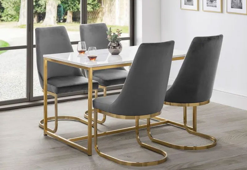 Julian Bowen Scala White Marble furniture collection