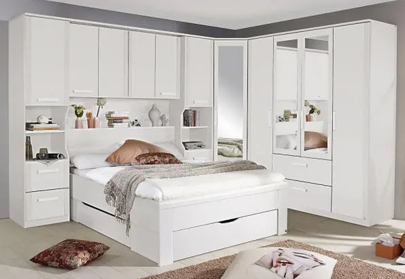 Rauch Rivera White Overbed Unit furniture collection