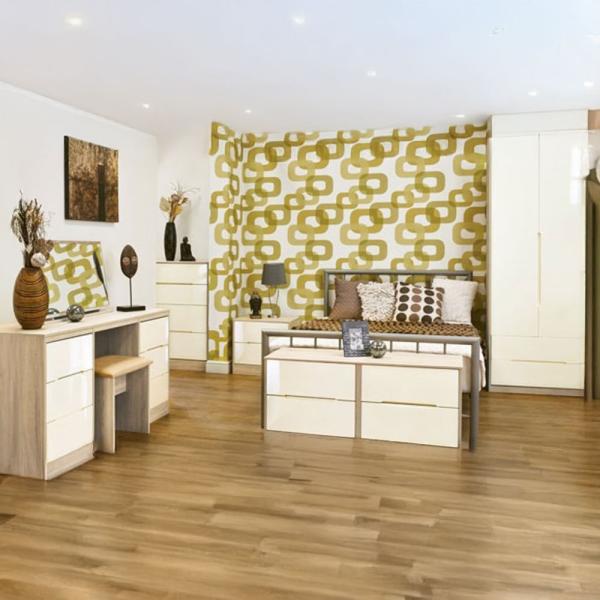Welcome Monaco High Gloss Cream and Bardolino furniture collection