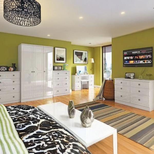 Welcome Pembroke High Gloss White furniture collection
