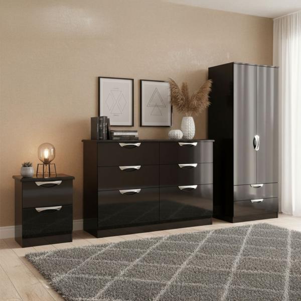Welcome Camden High Gloss Black furniture collection