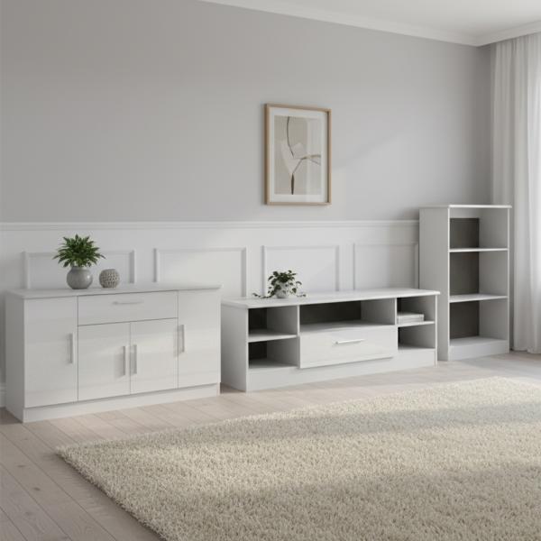 Welcome Knightsbridge High Gloss White Living furniture collection