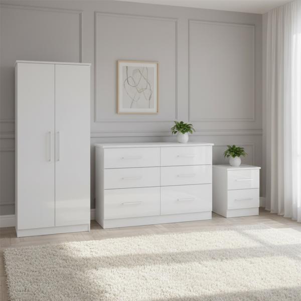Welcome Paris White Gloss furniture collection