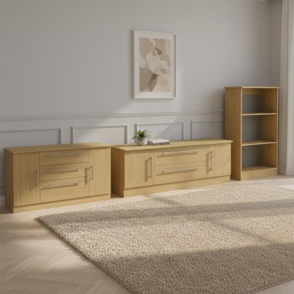 Welcome Sherwood Modern Oak Living furniture collection
