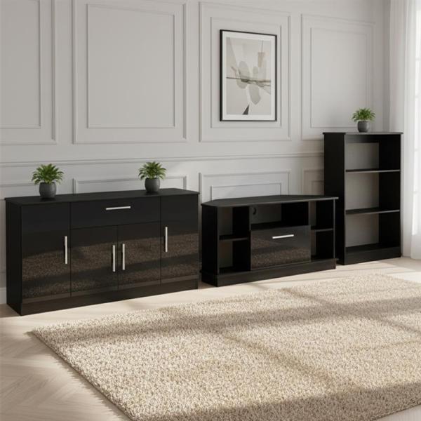 Welcome Knightsbridge High Gloss Black Living furniture collection