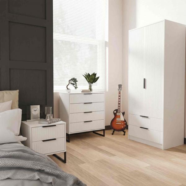 Welcome Fluted White Matt furniture collection