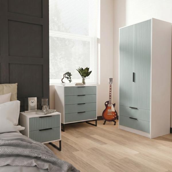 Welcome Fluted Duck and White Matt furniture collection
