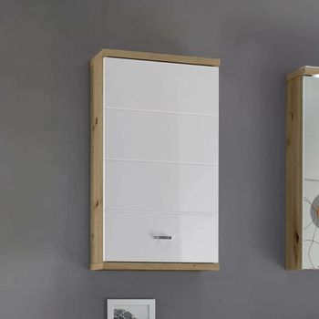 Pool White Gloss Wall 1 Door Cabinet