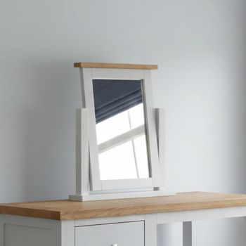 Lundy Grey Painted Dressing Mirror