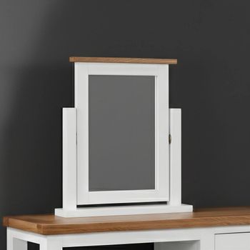 Lundy White Painted Dressing Mirror